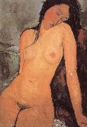 Amedeo Modigliani seated female nude Sweden oil painting artist